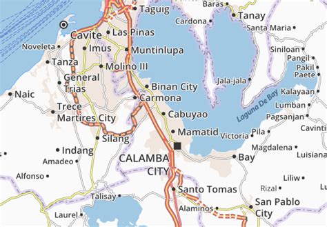 cabuyao lagunadc1|MICHELIN Cabuyao map .